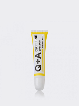 Освежающая сыворотка для век с кофеином Q+A Caffeine Eye Serum