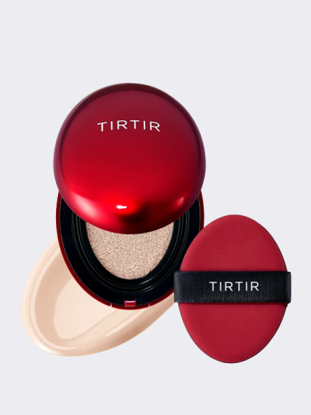 Тональный кушон с полуматовым финишем TIRTIR Mask Fit Red Cushion 15C Fair Porcelain