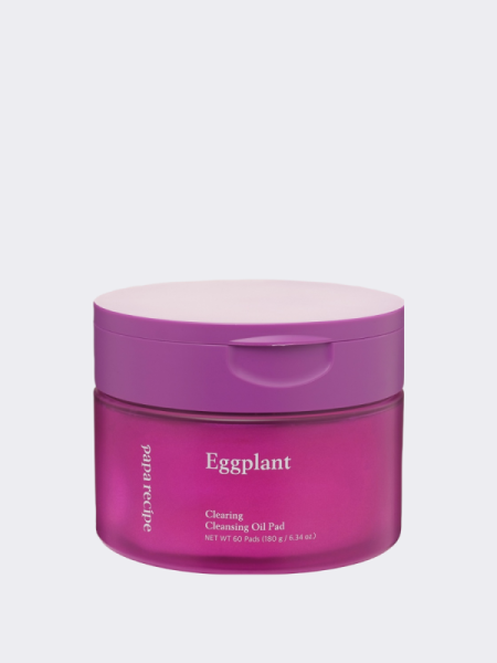 Гидрофильные очищающие пэды с экстрактом баклажана Papa Recipe Eggplant Clearing Cleansing Oil Pad