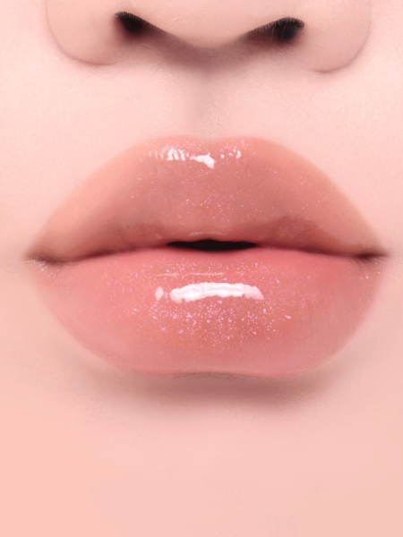 Мерцающий блеск для губ Huemi Melting Glaze Lip Gloss #P06 Sepia Aura