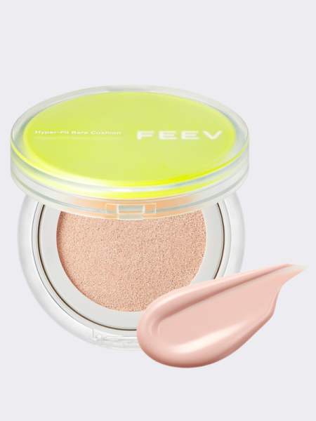 Лёгкий тональный кушон FEEV Hyper-Fit Bare Cushion 02 Peach Dew Лёгкий тональный кушон FEEV Hyper-Fit Bare Cushion 02 Peach Dew