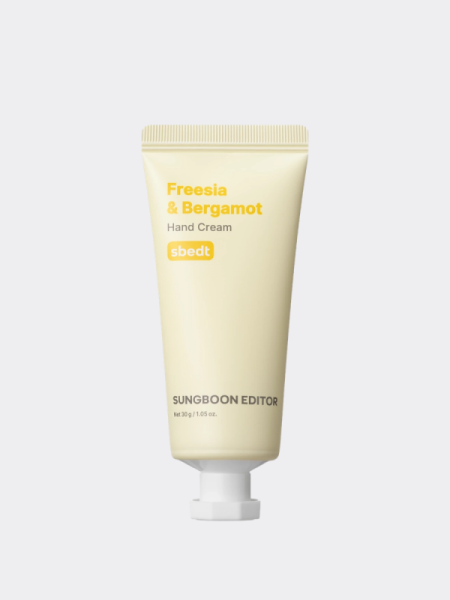 Увлажняющий крем для рук с ароматом фрезии и бергамота Sungboon Editor Freesia & Bergamot Handcream