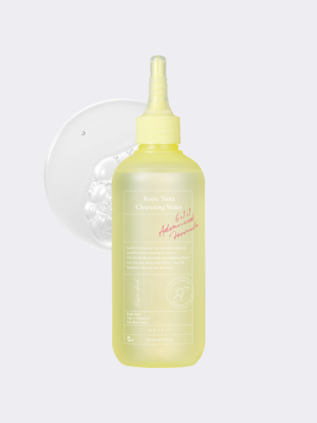 Мицеллярная вода для снятия макияжа с юдзу и коейвой кислотой AXIS-Y Kojic Yuzu Cleansing Water