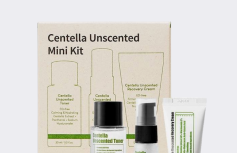 Набор миниатюр для чувствительной кожи с центеллой PURITO Centella Unscented Line Travel Kit