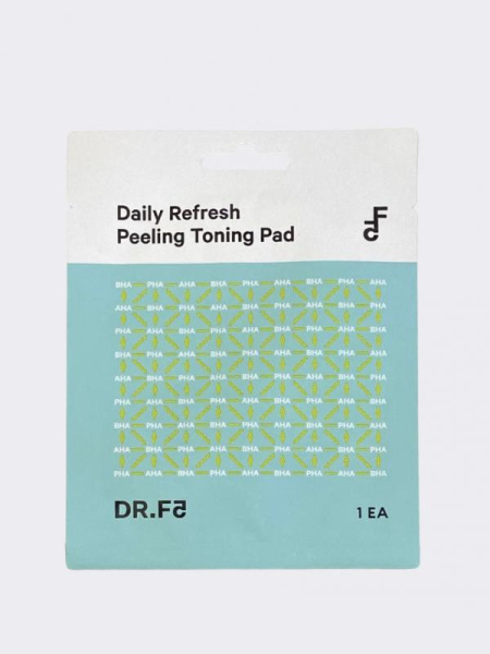 Отшелушивающий слабокислотный тонер-пэд для лица DR.F5 Daily Refresh Peeling Toning Pad Отшелушивающий слабокислотный тонер-пэд для лица DR.F5 Daily Refresh Peeling Toning Pad