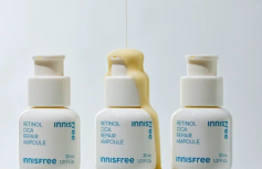 Набор для ухода за кожей с ретинолом и центеллой innisfree Retinol Cica Repair Ampoule Special Set