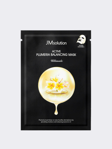 Восстанавливающая тканевая маска JMSolution Active Plumeria Balancing Mask Ultimate Восстанавливающая тканевая маска JMSolution Active Plumeria Balancing Mask Ultimate