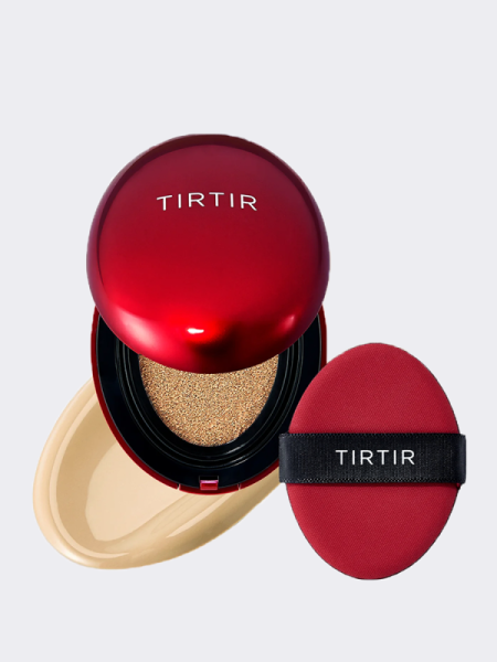 Тональный кушон с полуматовым финишем TIRTIR Mask Fit Red Cushion 24W Soft Beige