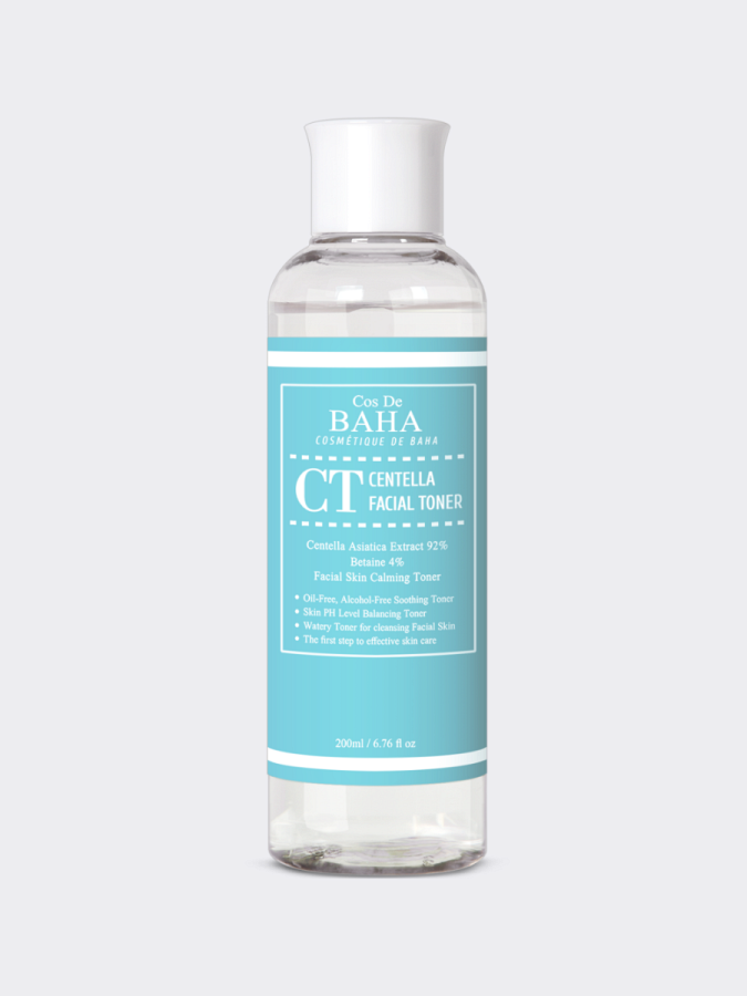 Успокаивающий тонер для лица с экстрактом центеллы азиатской Cos De BAHA Centella Facial Toner CT