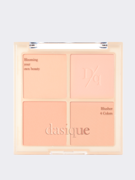 Палетка спрессованных румян в теплых оттенках Dasique Blending Mood Cheek #01 Warm Blending