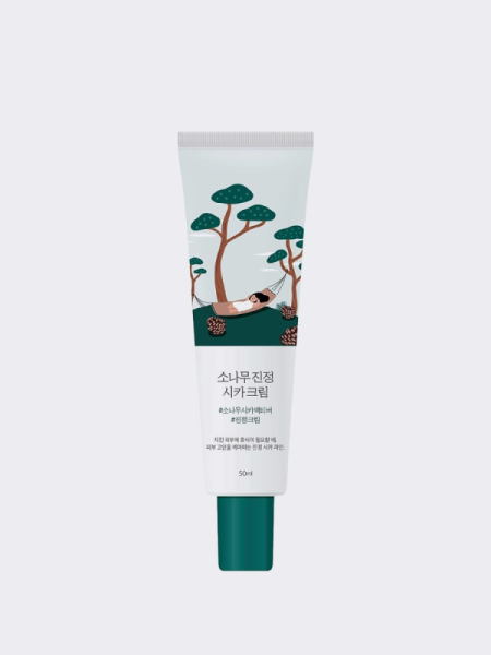 Противовоспалительный крем для лица с экстрактом сосны и центеллы Round Lab Pine Calming Cica Cream Противовоспалительный крем для лица с экстрактом сосны и центеллы Round Lab Pine Calming Cica Cream