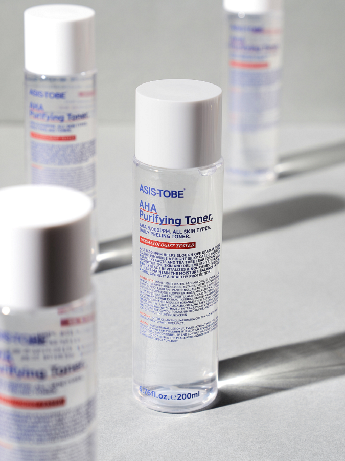 Отшелушивающий тонер для лица с АНА кислотами ASIS-TOBE AHA Purifying Toner Отшелушивающий тонер для лица с АНА кислотами ASIS-TOBE AHA Purifying Toner