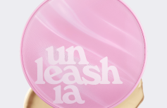 Тональный кушон с влажным финишем в светлом оттенке с нейтральным подтоном UNLEASHIA Don't Touch Glass Pink Cushion #21N Hyaline