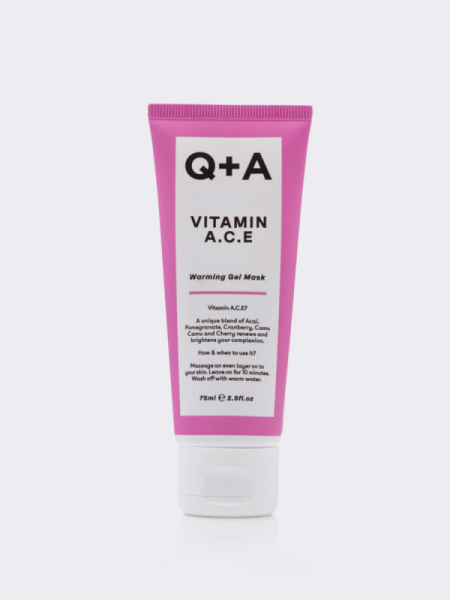 Питательная смываемая маска с комплексом масел и витаминов Q+A Vitamin A.C.E. Warming Gel Mask Питательная смываемая маска с комплексом масел и витаминов Q+A Vitamin A.C.E. Warming Gel Mask