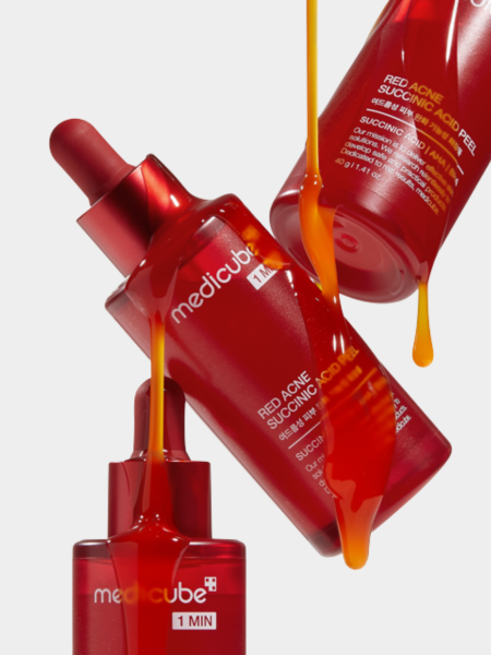 Смываемый противовоспалительный пилинг с янтарной кислотой Medicube Red Acne Succinic Acid Peel