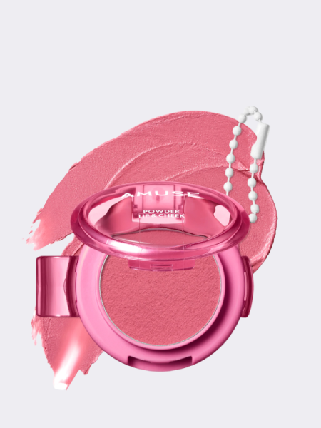 Вельветовый пигмент для губ и щёк AMUSE Powder Lip & Cheek 08 Girlfriend