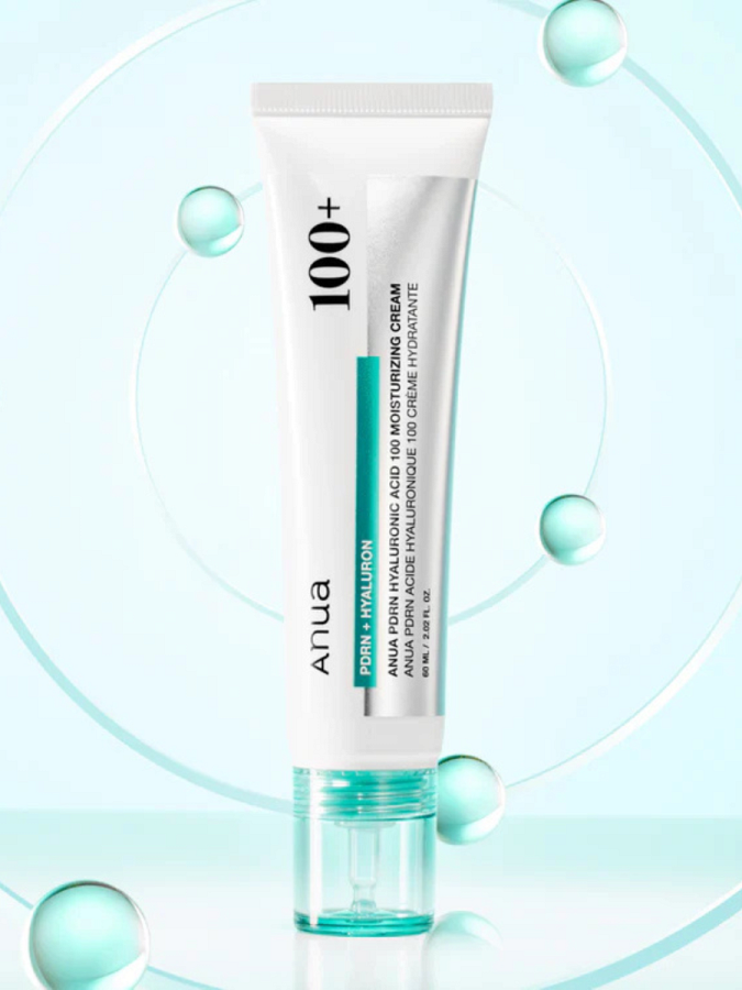 Увлажняющий крем для лица с ПДРН и гиалуроновой кислотой ANUA PDRN Hyaluronic Acid 100 Moisturizing Cream