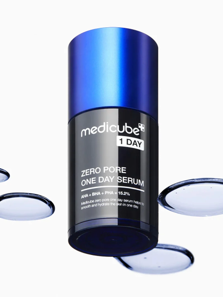 Себорегулирующая сыворотка для сужения пор с комплексом кислот Medicube Zero Pore One Day Serum
