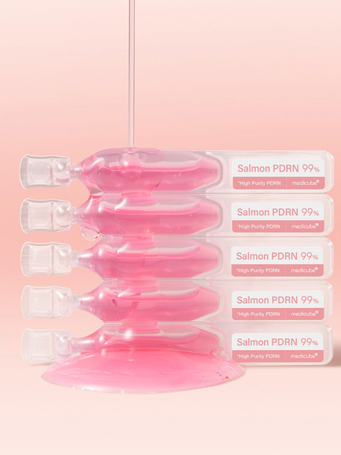 Интенсивная экспресс-сыворотка для лица с коллагеном и ПДРН Medicube PDRN Pink One Day Serum