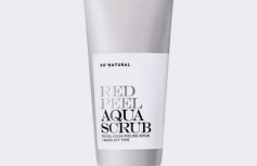 Целлюлозный пилинг для лица с комплексом кислот So Natural Red Peel Aqua Scrub