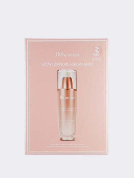 Тканевая маска для лица с экстрактом сакуры, пиона и жемчуга JMsolution Glow Luminous Aurora Mask Тканевая маска для лица с экстрактом сакуры, пиона и жемчуга JMsolution Glow Luminous Aurora Mask