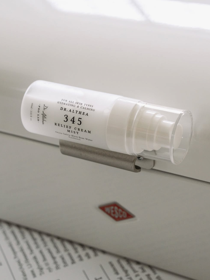 Двухфазный кремовый спрей для лица с экстрактом риса Dr.Althea 345 Relief Cream Mist