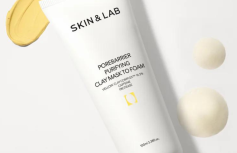 Очищающая маска-пенка для умывания с желтой глиной SKIN&LAB Porebarrier Purifying Clay Mask to Foam