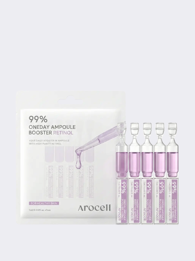 Разглаживающие бустер-ампулы с ретинолом Arocell Oneday Ampoule Booster Retinol