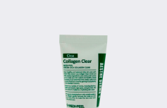 МИНИ Успокаивающая пенка для умывания с экстрактом центеллы и коллагеном MEDI-PEEL Green Cica Collagen Clear