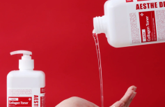 Укрепляющий тонер с морским коллагеном и лактобактериями MEDI-PEEL Red Marine Collagen Toner MAXI 