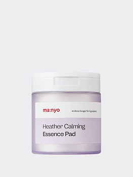 Успокаивающие диски для лица с экстрактом вереска Ma:nyo Factory Heather Calming Essence Pad
