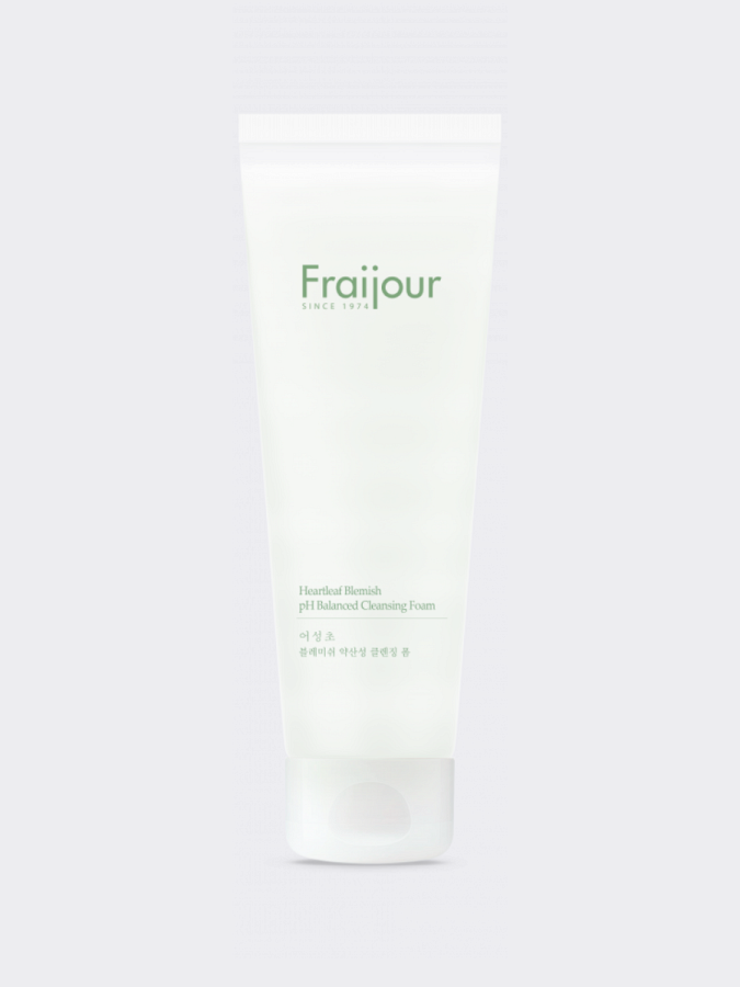 Пенка для умывания с экстрактом хауттюйнии Fraijour Heartleaf Blemish pH Balanced Cleansing Foam