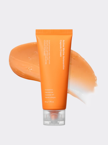 Осветляющий капсульный крем для лица с астаксантином Sungboon Editor Active Marine Astaxanthin Capsule Cream