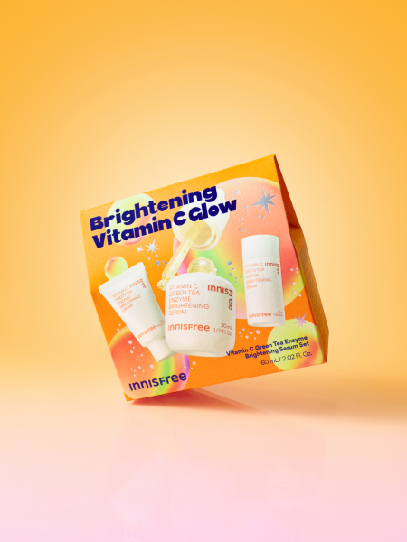 Набор для выравнивания тона кожи с витамином С innisfree Brightening Vitamin C Glow Set