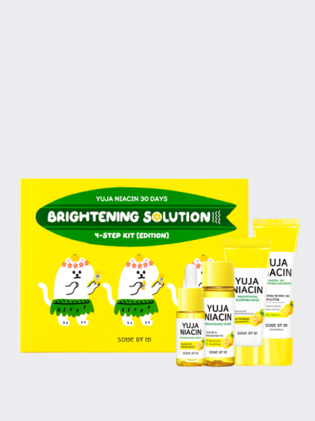 Набор миниатюр для сияния и защиты кожи Some By Mi Yuja Niacin 30Days Brightening Solution 4 Step Kit Набор миниатюр для сияния и защиты кожи Some By Mi Yuja Niacin 30Days Brightening Solution 4 Step Kit