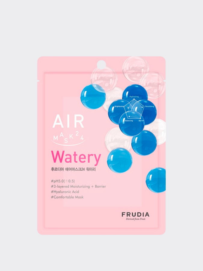 Воздушная тканевая маска для глубокого увлажнения Frudia Air Mask 24 Watery