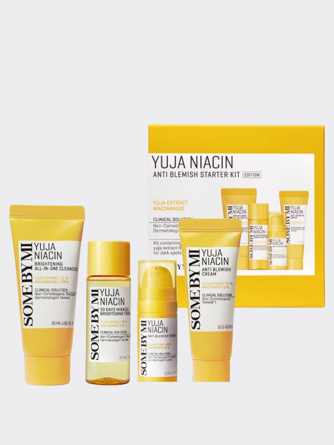 Набор миниатюр с экстрактом юдзу и ниацинамидом Some By Mi Yuja Niacin Anti Blemish Starter Kit