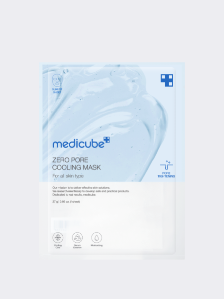 Освежающая тканевая маска для сужения пор Medicube Zero Pore Cooling Mask Освежающая тканевая маска для сужения пор Medicube Zero Pore Cooling Mask