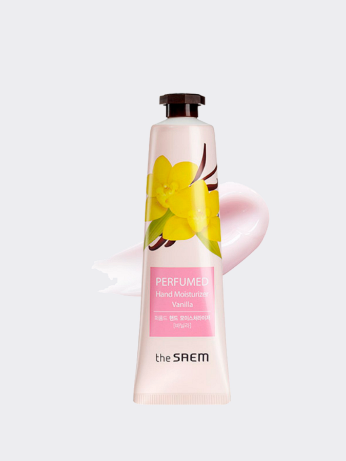 Парфюмированный крем для рук с ароматом ванили The Saem Perfumed Hand Moisturizer Vanilla