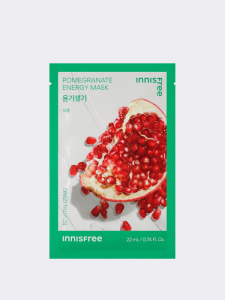 Восстанавливающая тканевая маска с экстрактом граната Innisfree Pomegranate Energy Mask