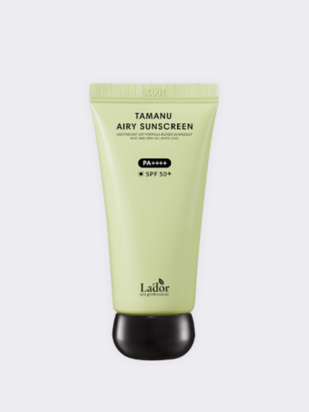 Лёгкий солнцезащитный крем с маслом таману La’dor Tamanu Airy Sunscreen SPF 50+ PA++++ Лёгкий солнцезащитный крем с маслом таману La’dor Tamanu Airy Sunscreen SPF 50+ PA++++