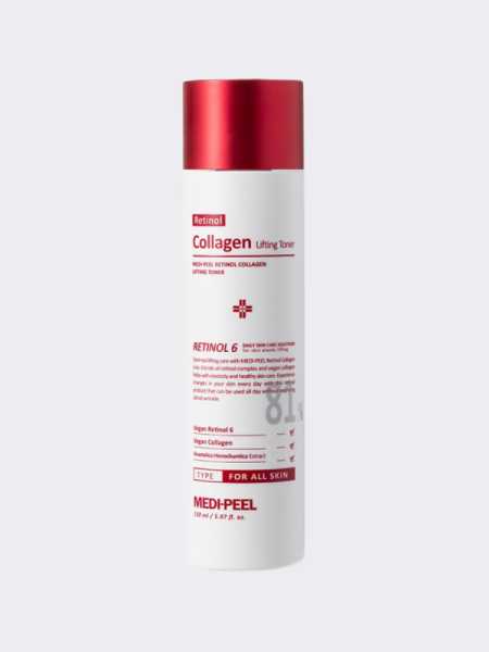 Разглаживающий лифтинг-тонер с ретинолом и коллагеном MEDI-PEEL Retinol Collagen Lifting Toner Разглаживающий лифтинг-тонер с ретинолом и коллагеном MEDI-PEEL Retinol Collagen Lifting Toner
