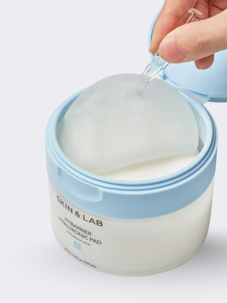 Увлажняющие пэды с гиалуроновой кислотой SKIN&LAB Hybarrier Hyaluronic Pad
