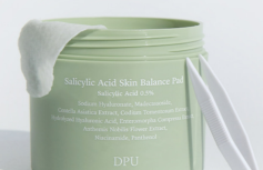 Мягкие отшелушивающие тонер-пэды для лица с салициловой кислотой 0.5% DPU Salicylic Acid Skin Balance Pad