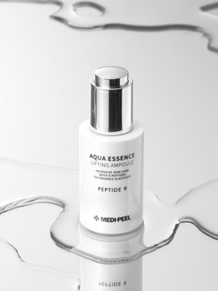 Разглаживающая сыворотка с пептидным комплексом MEDI-PEEL Peptide 9 Aqua Essence Lifting Ampoule Разглаживающая сыворотка с пептидным комплексом MEDI-PEEL Peptide 9 Aqua Essence Lifting Ampoule