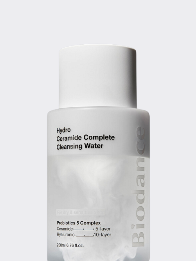 Мягкая очищающая вода для снятия макияжа Biodance Hydro Ceramide Complete Cleansing Water
