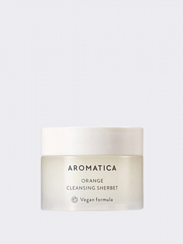 МИНИ Очищающий гидрофильный щербет с экстрактом апельсина Aromatica Orange Cleansing Sherbet