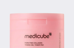 Укрепляющие гелевые тонер-пэды с коллагеном и ПДРН Medicube PDRN Pink Collagen Toning Gel Toner Pad