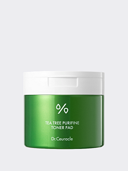 Успокаивающие тонер-пэды для лица с экстрактом чайного дерева Dr.Ceuracle Tea Tree Purifine Toner Pad