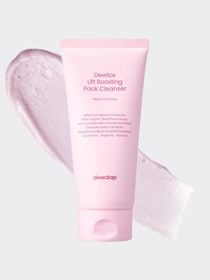 Очищающая маска-пенка для умывания с глутатионом dewdap Dewtox Lift Boosting Pack Cleanser